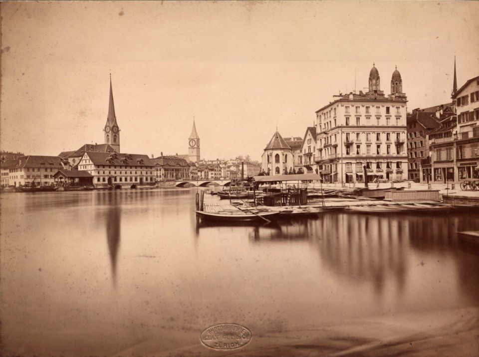 BAZ - Zürich um 1880, Ledischiff