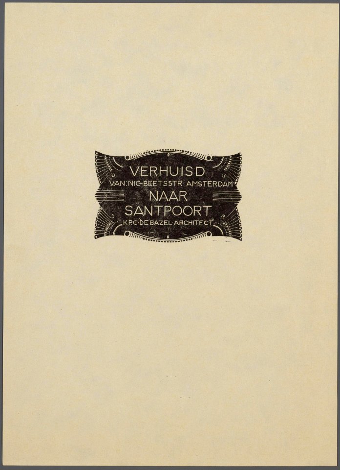 Bazel, Karel Pieter Cornelis, de (1869-1923), Afb 010054000012 064