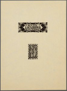 Bazel, Karel Pieter Cornelis, de (1869-1923), Afb 010054000012 061