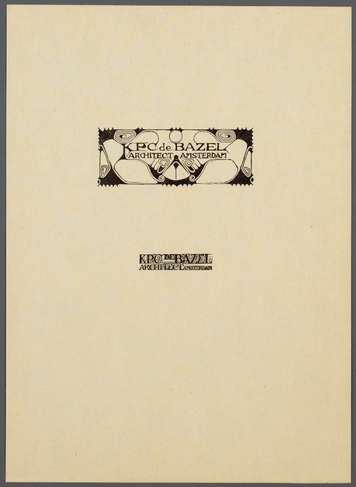 Bazel, Karel Pieter Cornelis, de (1869-1923), Afb 010054000012 062