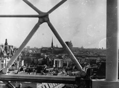 Notre-Dame de Paris from the Centre Georges-Pompidou, 1981