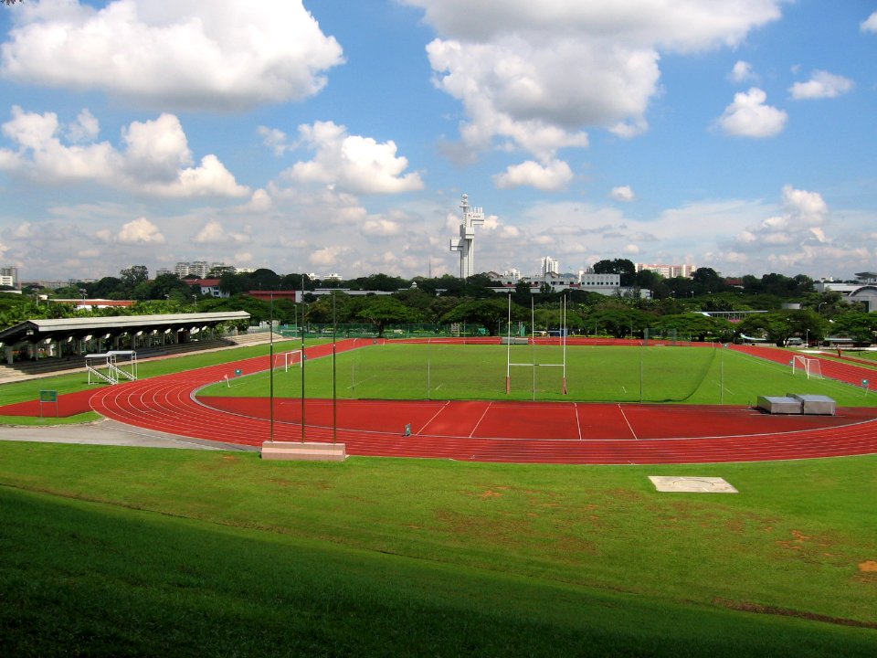 NUS, Football Field and Running Track, Nov 06
