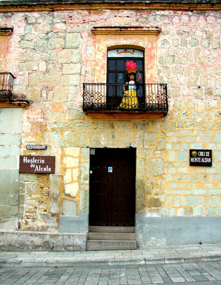 Old stone building in Oaxaca