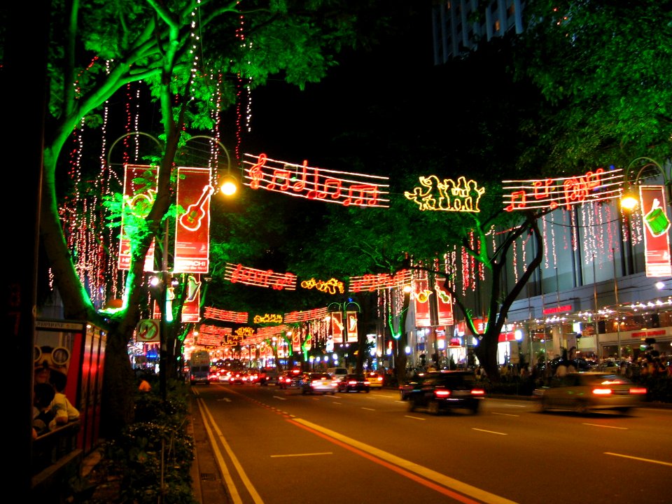 Orchard Road light up Xmas 2005