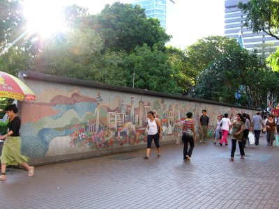 Orchard MRT Station, Wall Mural, Dec 05 photo