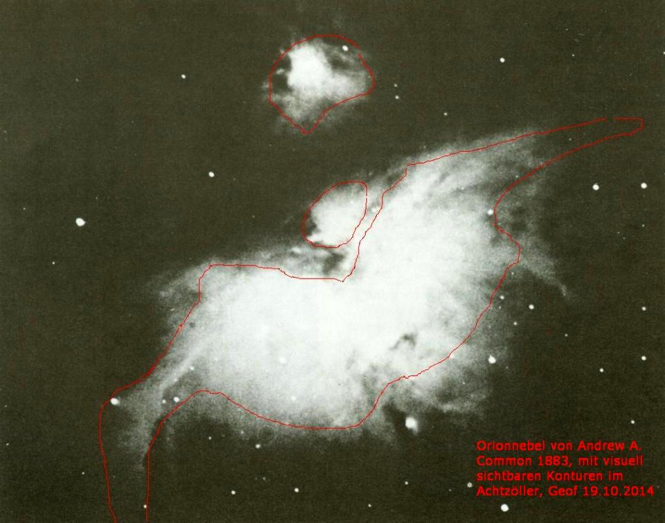 Orionnebel 1883 +visuelleKonturen,Geof2014