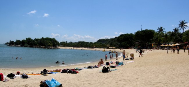 Palawan Beach, panorama, Aug 06