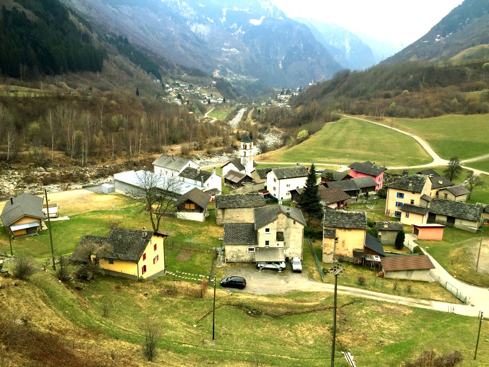 Panorama di cebbia da nord