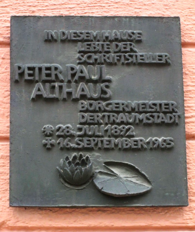 Peter-Paul-Althaus-Gedenktafel-Muenchen