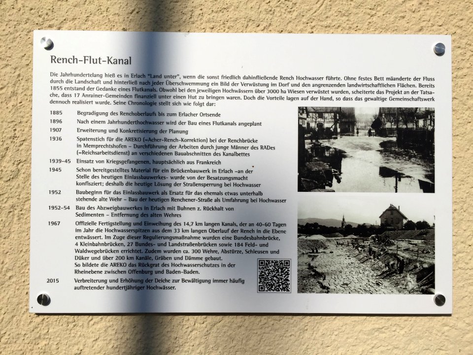 Plakette Renchflutkanal 06-2016