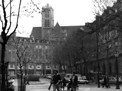 Place Baudoyer, Paris 1981 photo