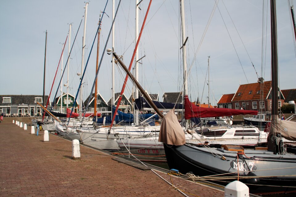 Dutch boat harbor