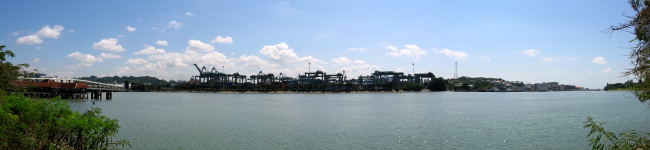 Pulau Brani, panorama, Aug 06