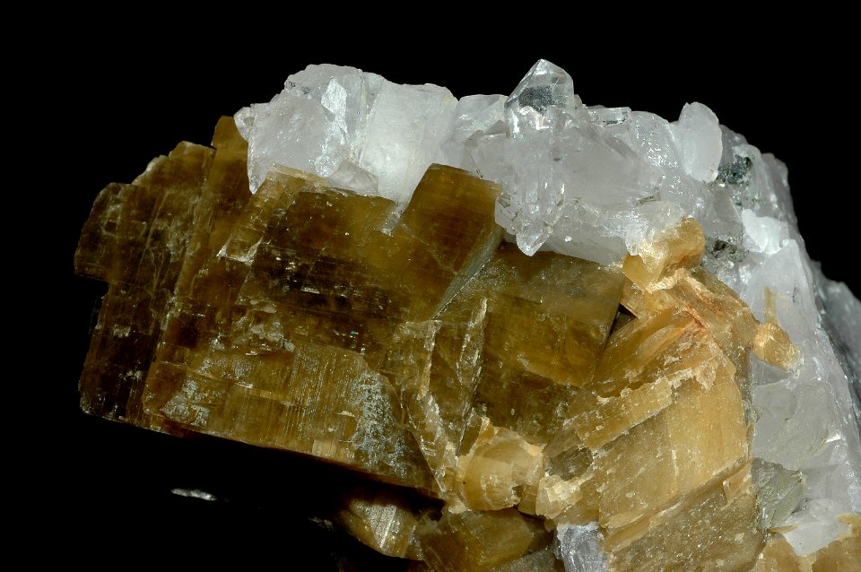 Quartz sur sidérite (Mexique)