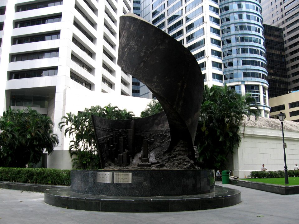 Raffles Place Sculpture 2, Jan 06