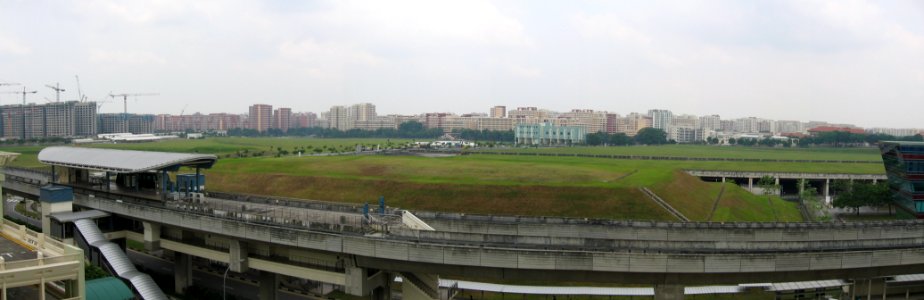 Renjong LRT Station, panorama, Aug 06 photo