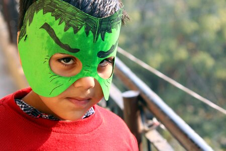 Outdoors child mask