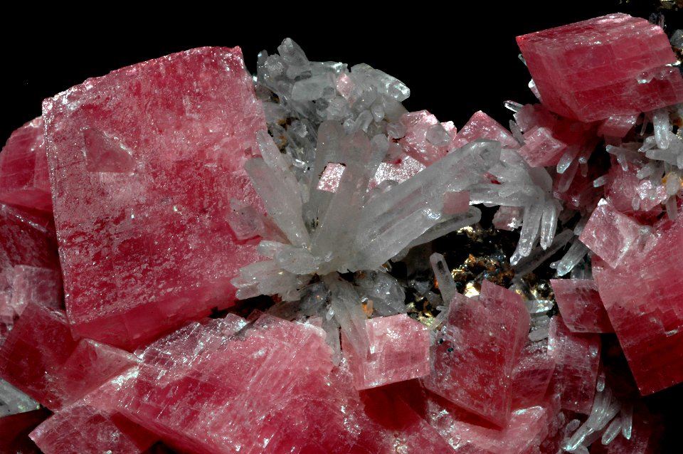 Rhodocrosite et quartz (Pérou)