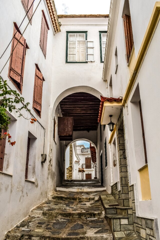 Village street alley