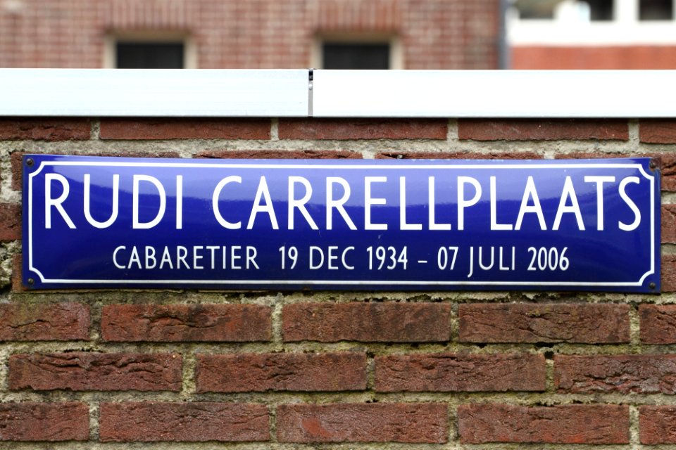 Rudi Carrellplants Schild