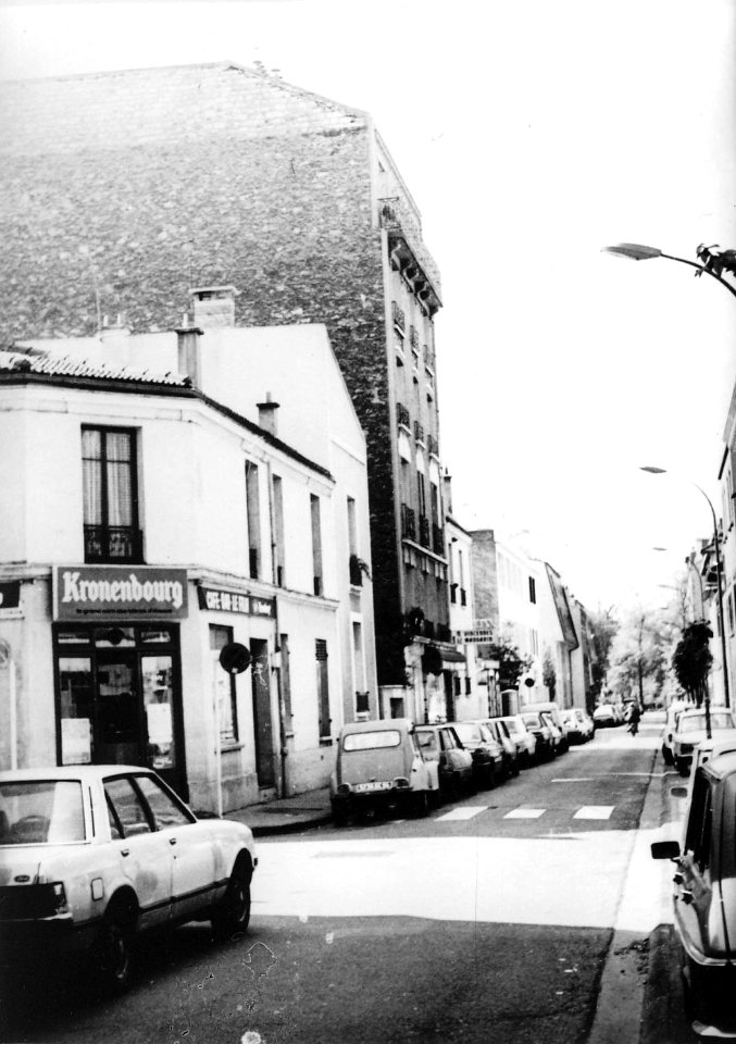 Rue des Vignerons, Rue du Donjon, Vincennes 1981