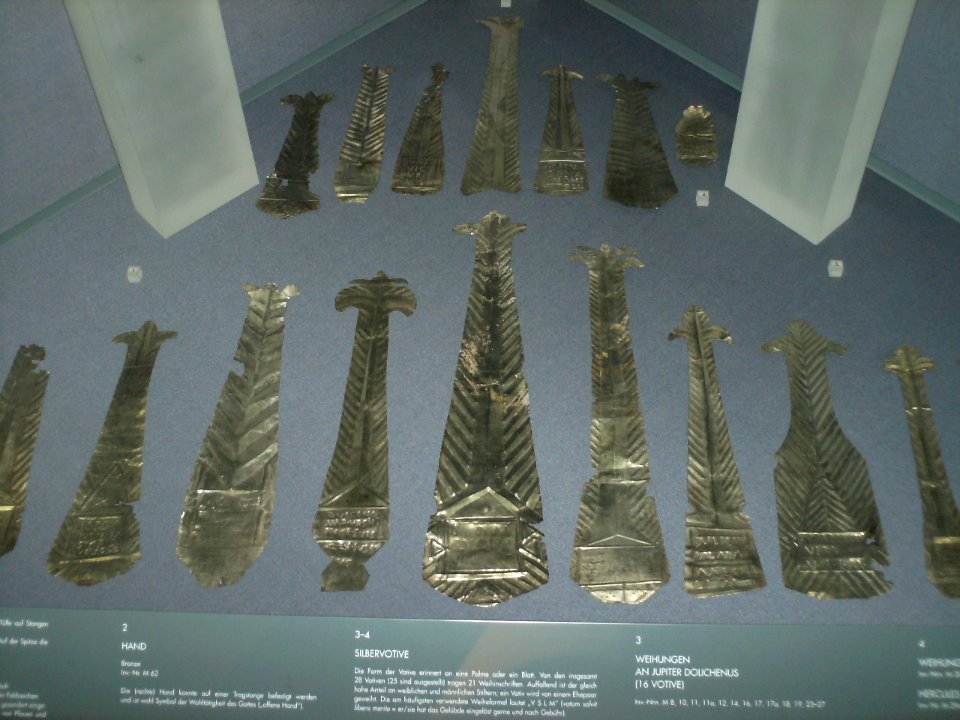 Römische Silbervotive, Mauer an der Url, KHM 2011 (51)