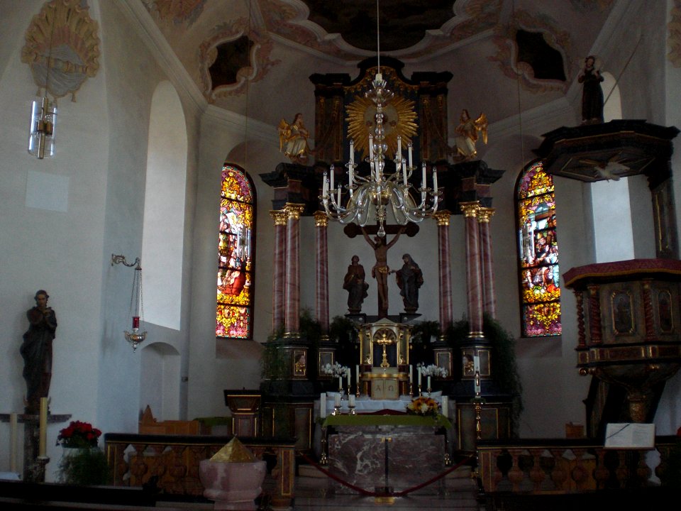Rüdigheim-Amöneburg; Kirche Innenansicht