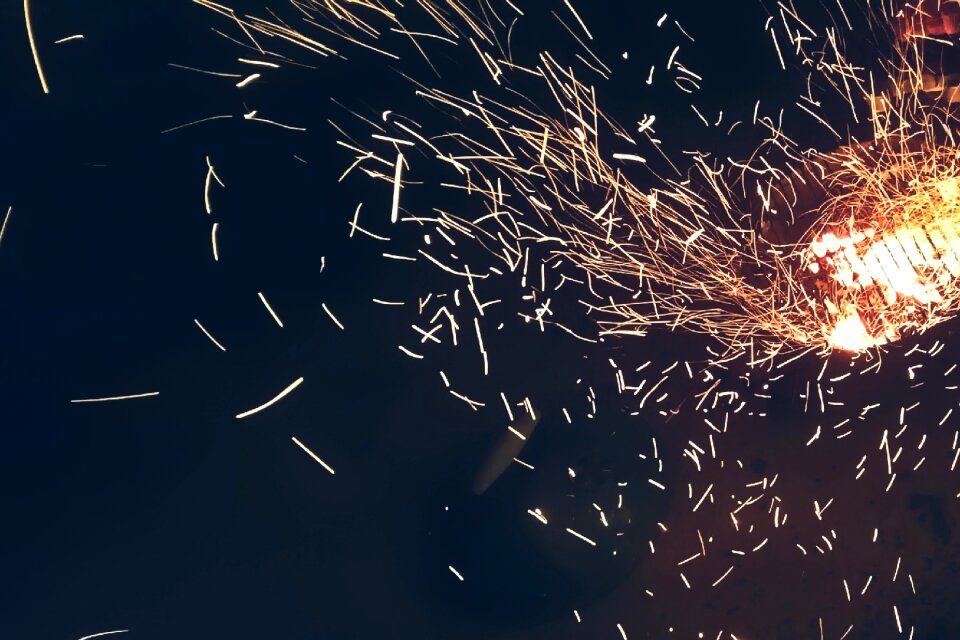 Dark night sparkling