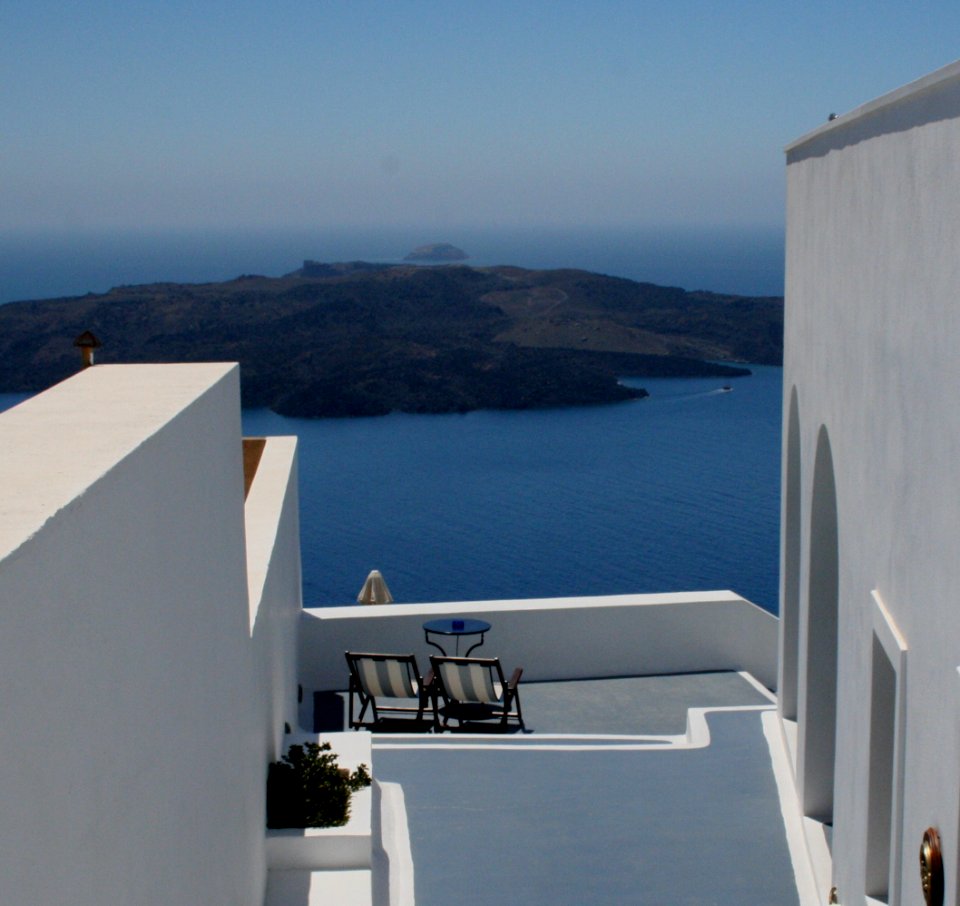 Santorini - Blue terasse