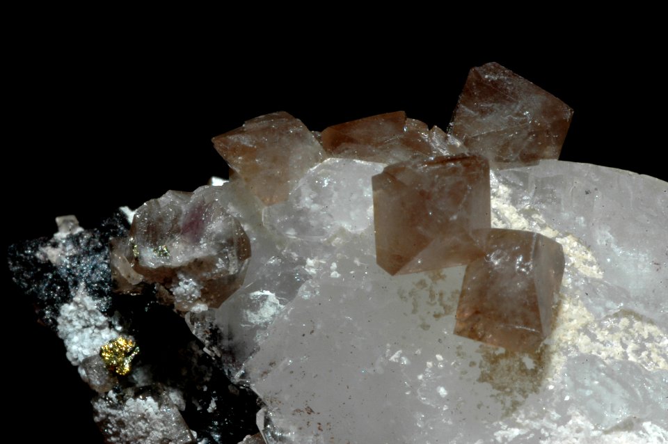 Scheelite sur quartz (Chine)