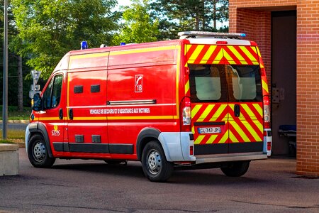 Camionette emergency firefighter