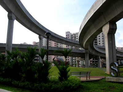 Sengkang Light Rail Transit viaduct 2, Nov 05