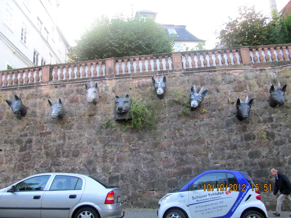 Sieben Geislein Grimmdichpfad Marburg