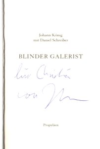 Signatur Johann Koenig