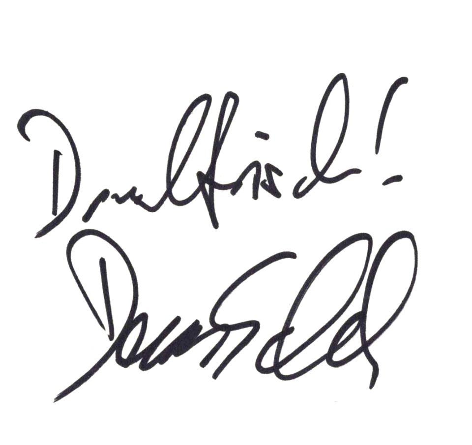 Signatur Denis Scheck
