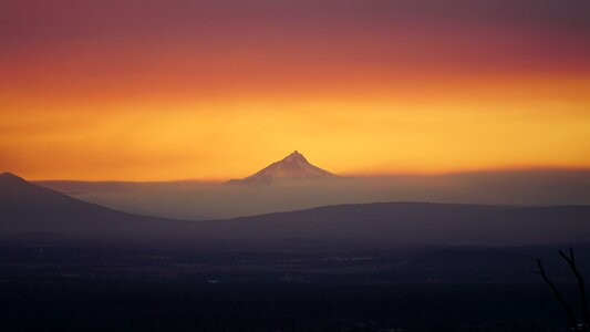 Dawn panorama mountain