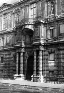 South facade of Louvre, Paris 1981