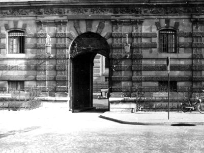 South facade of Louvre, Quai François-Mitterrand, Paris 1981