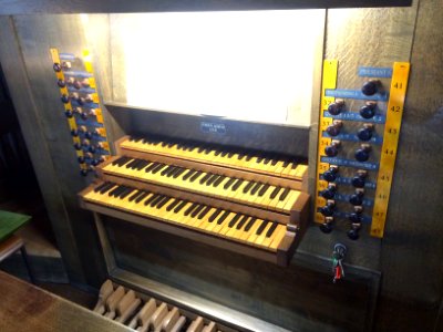 Spieltisch Orgel St. Servatius Duderstadt