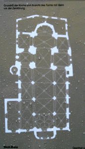 St Christoph, Mainz, Grundriss