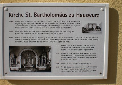 St. Bartholomäus (Hauswurz Nhf.)