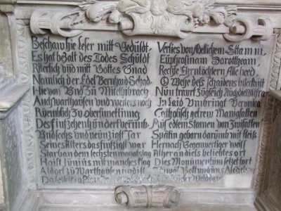 St. Cornelius und Cyprian (Mittelbiberach) - Epitaph 11