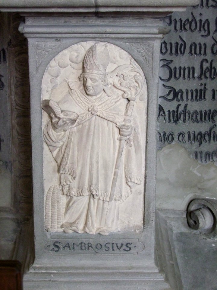 St. Cornelius und Cyprian (Mittelbiberach) - Epitaph 15