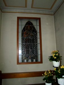 St. Cornelius und Cyprian (Mittelbiberach) - Altes Glasfenster