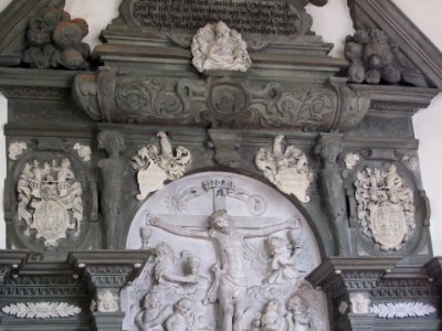 St. Cornelius und Cyprian (Mittelbiberach) - Epitaph 3