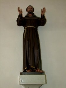 St. Cornelius und Cyprian (Mittelbiberach) - Statue Franziskus