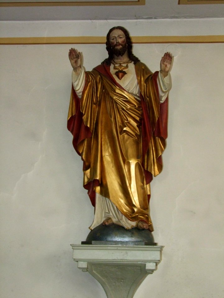 St. Cornelius und Cyprian (Mittelbiberach) - Statue Herz-Jesu