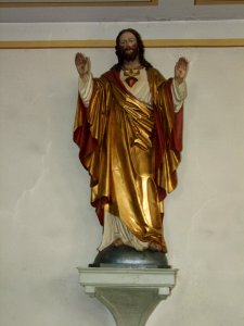 St. Cornelius und Cyprian (Mittelbiberach) - Statue Herz-Jesu