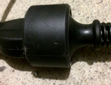 Stecker und Kupplung, ganz zusammengesteckt