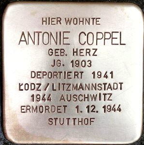 Stolperstein Antonie Coppel